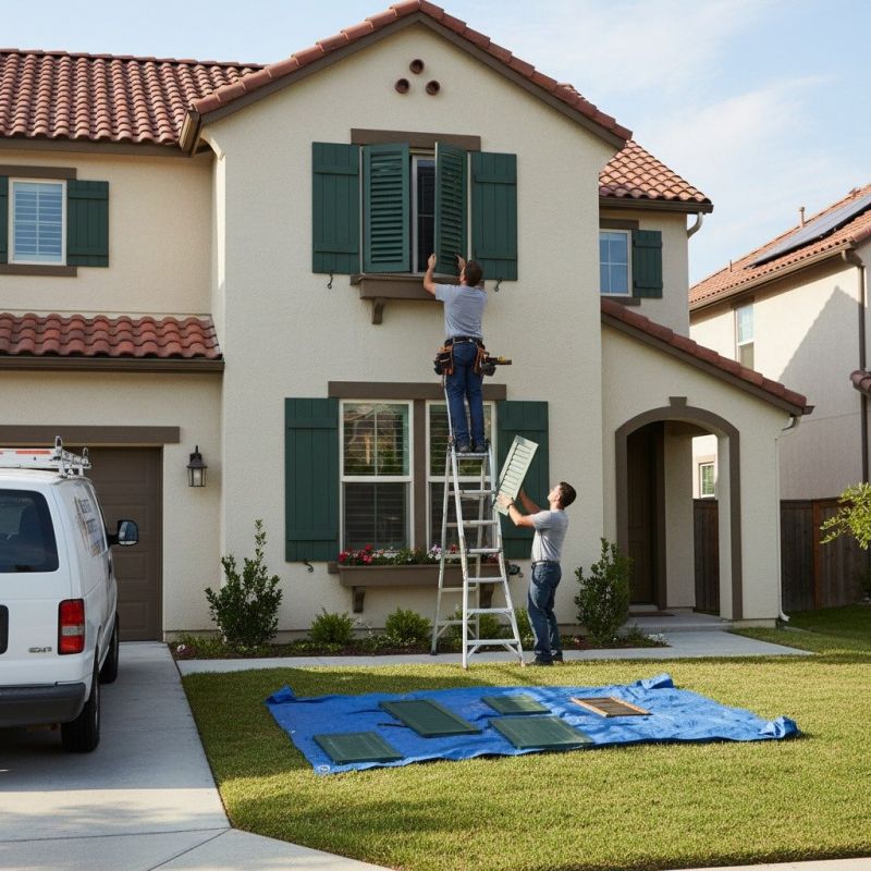 Shutter Reattachment in Alpharetta, GA
